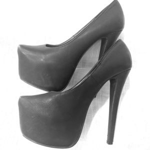 Glaze Platform Wedge Stiletto Heels Sexy - Drag